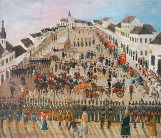1834 – Festivităţile de proclamare a Aradului oraş liber regesc