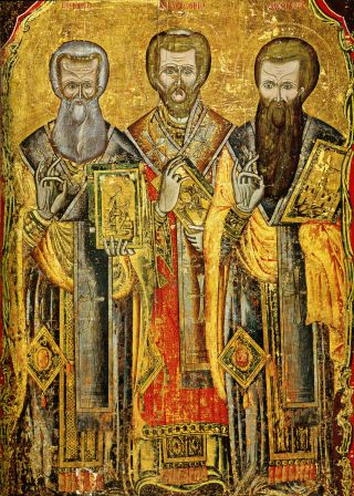 Praznicul Sfinţilor Trei Ierarhi: Vasile cel Mare, Grigore Teologul şi Ioan Gură de Aur