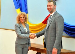 Prefectul Aradului l-a primit pe ambasadorul Ucrainei la București