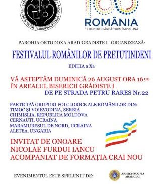 Festivalul Românilor de Pretutindeni, ediția a X-a, la Arad