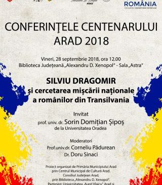 Prof. univ. dr. Sorin Șipoș de la Universitatea din Oradea va conferenția la Arad