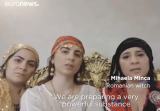 Vrăjitoarele din România: Vom arunca o substanţă puternică asupra clădirii Guvernului în ziua alegerilor