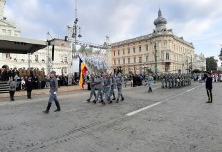 Momentul în care a fost instaurată administrația românească în Arad, reconstituit după 100 de ani