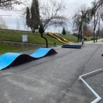Rampe pentru skateboard în Parcul „Zsolt Török“ din Arad