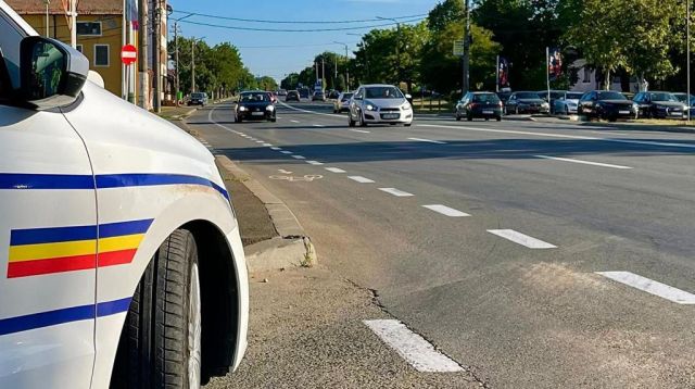 Acțiune a polițiștilor rutieri pe drumurile din județul Arad