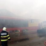 Incendiu la un restaurant din Vladimirescu