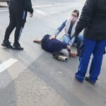 Femeie de 80 de ani, lovită de un autoturism pe o trecere de pietoni din Arad