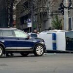 Autospecială a Poliției Locale, implicată într-un accident în Arad