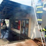 Incendiu la un magazin alimentar din Chișineu-Criș
