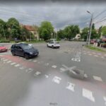 Sens giratoriu provizoriu la intersecția străzilor Brătianu, Vasile Milea și Traian Moșoiu