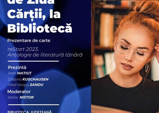 reStart literar… de Ziua Cărții, la Biblioteca Județeană Arad