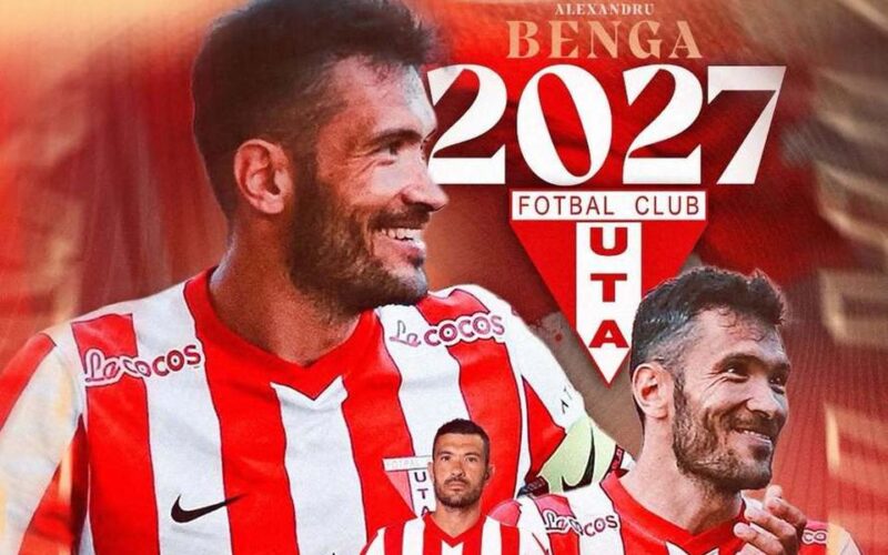 Alexandru Benga şi-a prelungit contractul cu UTA Arad