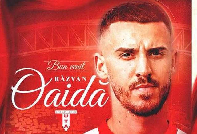 UTA Arad l-a achiziţionat pe mijlocaşul Răzvan Oaidă