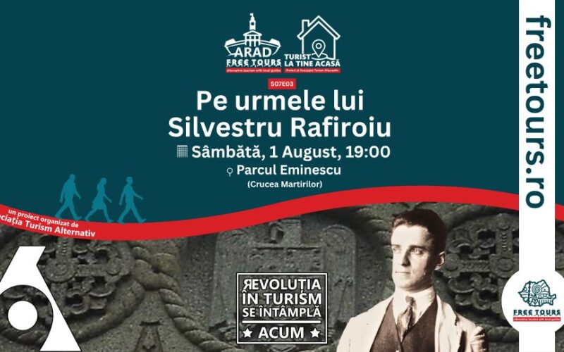 Arad Free Tours invită arădenii să descopere moștenirea arhitectului Silvestru Rafiroiu
