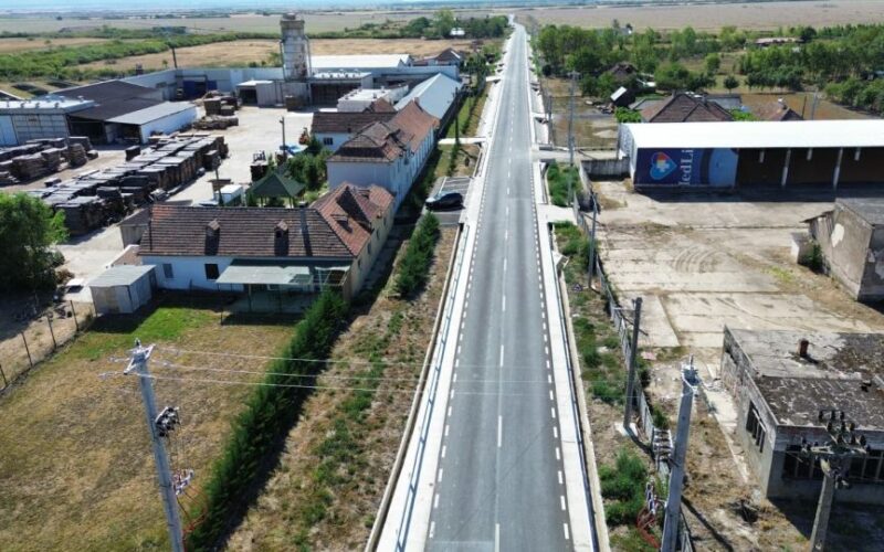 Drumul județean Cermei – Beliu a fost modernizat