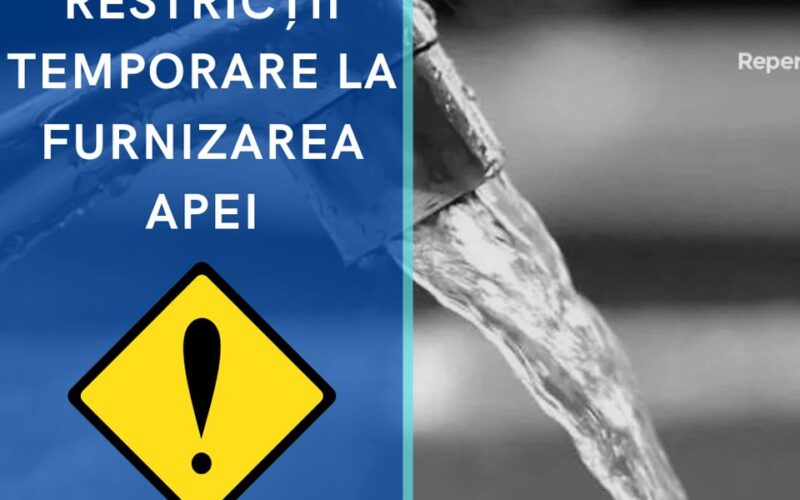 Compania de Apă instituie restricții în furnizarea apei în mai multe localități din județul Arad