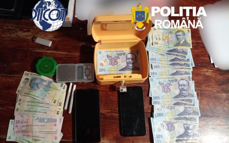Copil de 10 ani folosit de o grupare infracţională pentru vânzare de droguri. Zece suspecţi, reţinuţi