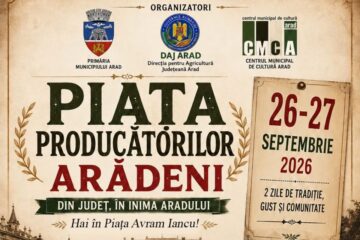 Piața Producătorilor Arădeni, în Piața „Avram Iancu“. PROGRAM