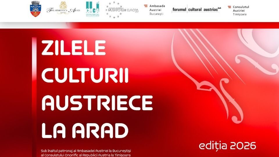 Zilele Culturii Austriece la Arad, ediția 2026. PROGRAM