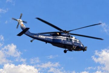 Traficul rutier din județul Arad, monitorizat din elicopter