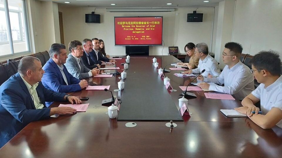 Cionca: Un forum de afaceri va conecta investitorii din Fujian cu oportunitățile din Arad